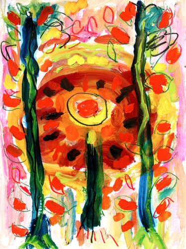 Картина под названием "Fortune teller" - Jean Mirre, Подлинное произведение искусства, Масло