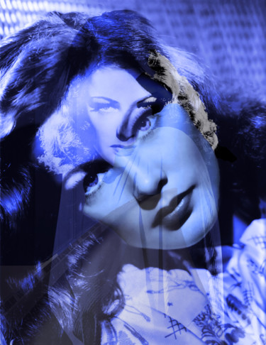 Digital Arts titled "GENE TIERNEY" by Jean Mirre, Original Artwork