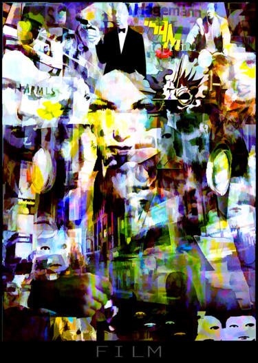 Digitale Kunst mit dem Titel "FILM" von Jean Mirre, Original-Kunstwerk