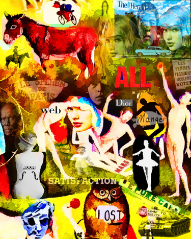 Arte digitale intitolato "ALL" da Jean Mirre, Opera d'arte originale