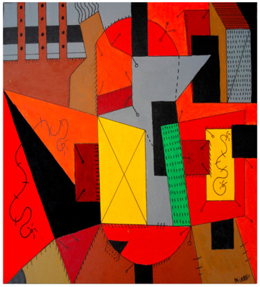 Digital Arts titled "Les six gares du ph…" by Jean Mirre, Original Artwork