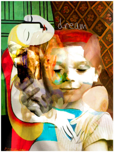 Arts numériques intitulée "DREAM ( Boubat + Pi…" par Jean Mirre, Œuvre d'art originale