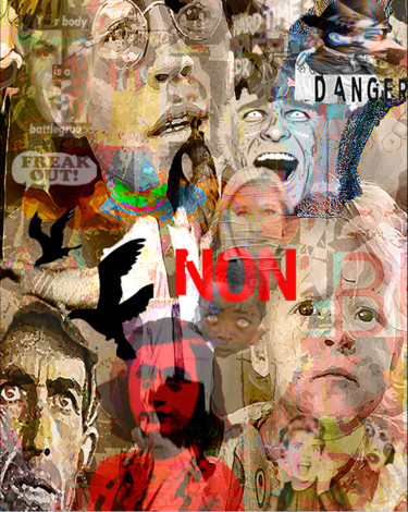 Digital Arts titled "Hangover (Gueule de…" by Jean Mirre, Original Artwork, Digital Collage