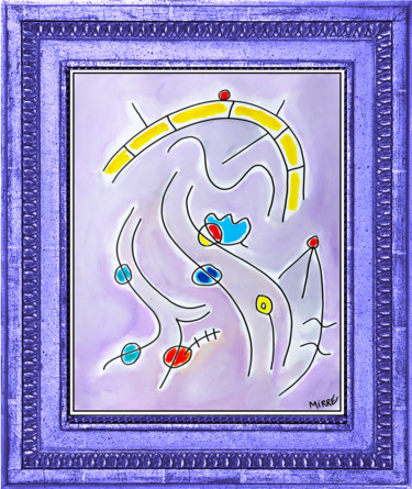 Malerei mit dem Titel "A WHITER SHADE OF P…" von Jean Mirre, Original-Kunstwerk, Öl