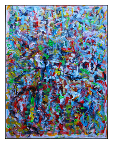 Картина под названием "LONG JOURNEY" - Jean Mirre, Подлинное произведение искусства, Масло