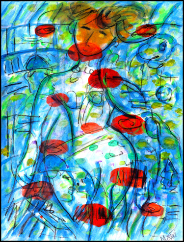 Peinture intitulée "LA BELLE EPOQUE" par Jean Mirre, Œuvre d'art originale, Huile