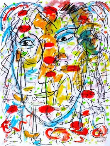 Pintura titulada "Rêverie" por Jean Mirre, Obra de arte original, Oleo