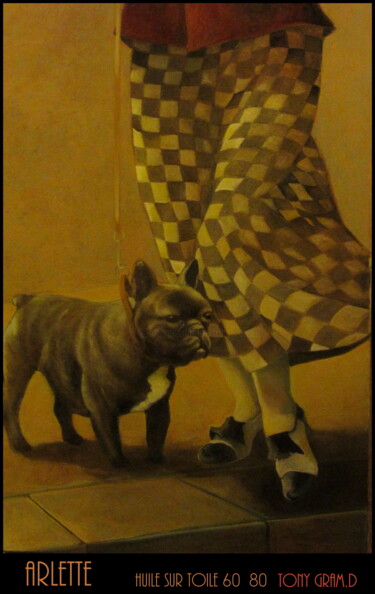 Peinture intitulée "ARLETTE" par Jeanne Dequesne (TONY GRAM), Œuvre d'art originale, Huile