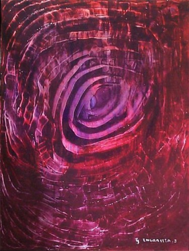 Painting titled "Regard" by Jeanne Ingrassia, Original Artwork