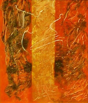 Peinture intitulée "Torride" par Jeanne Ingrassia, Œuvre d'art originale