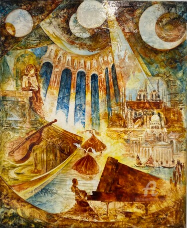 Peinture intitulée "Elixir de Jeunesse…" par Christian Jeannet, Œuvre d'art originale, Pigments