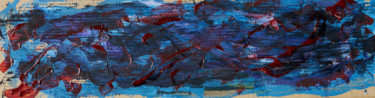 Pittura intitolato "AU FIL DE L'ECRITURE" da Jeannette Allary, Opera d'arte originale, Olio