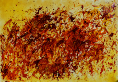 Painting titled "VENT D'AUTOMNE" by Jeannette Allary, Original Artwork