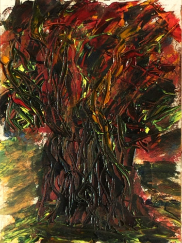 Pintura titulada "L'ANCIEN" por Jeannette Allary, Obra de arte original, Oleo