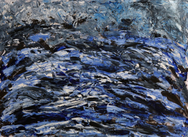Pintura titulada "OCEANO NOX" por Jeannette Allary, Obra de arte original, Oleo