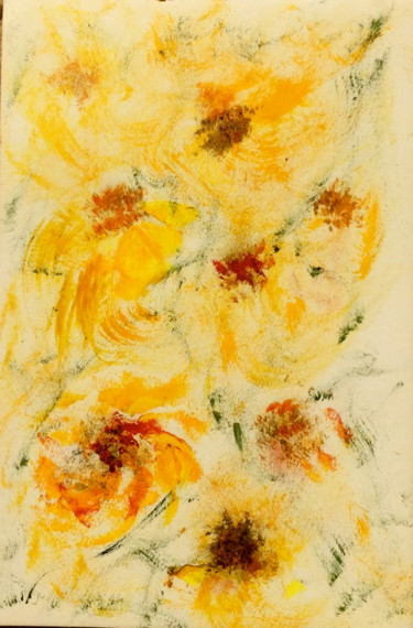ENVOLEES Peinture intitulée "ENVOLEES" par Jeannette Allary, Œuvre d'art originale, Huile Monté sur Autre panneau rigide