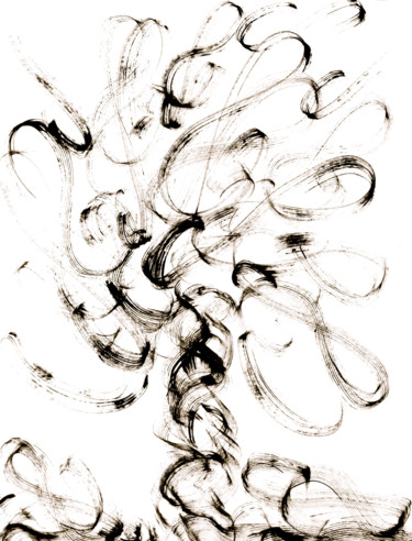 Desenho intitulada "ARPEGE" por Jeannette Allary, Obras de arte originais, Tinta