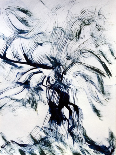 「FILIGRANE」というタイトルの描画 Jeannette Allaryによって, オリジナルのアートワーク, インク