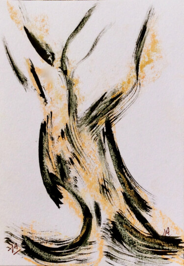 Drawing titled "RESISTANCE" by Jeannette Allary, Original Art, Oil