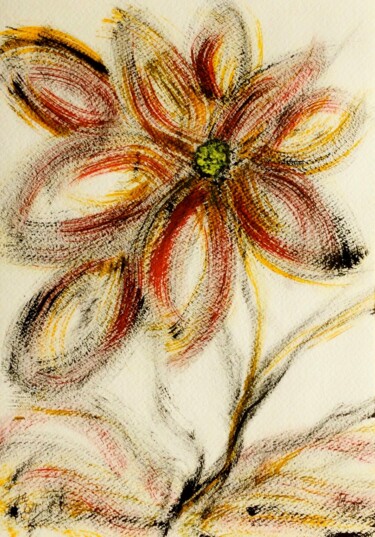 Tekening getiteld "LUMIERE VIVRE" door Jeannette Allary, Origineel Kunstwerk, Olie