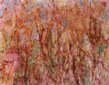 Pittura intitolato "TRONCS" da Jeannette Allary, Opera d'arte originale, Acquarello