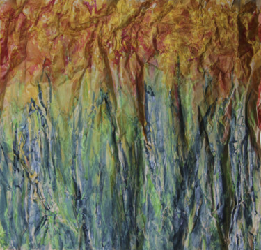 Peinture intitulée "HOMMAGE 3" par Jeannette Allary, Œuvre d'art originale, Aquarelle Monté sur Autre panneau rigide