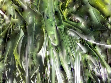 Fotografia intitulada "ABSTRAIT VEGETAL (…" por Jeannette Allary, Obras de arte originais