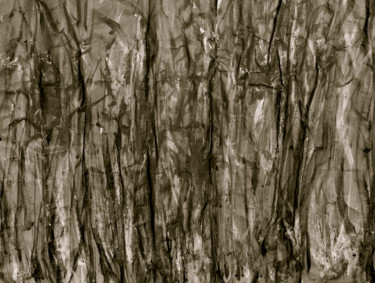 Malerei mit dem Titel "ABSTRAIT KRAFT" von Jeannette Allary, Original-Kunstwerk, Tinte