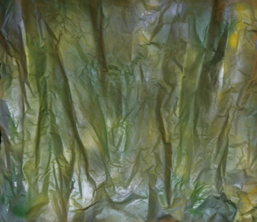 Peinture intitulée "MIROIR et REFLETS" par Jeannette Allary, Œuvre d'art originale, Encre