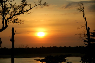 Φωτογραφία με τίτλο "COUCHER de SOLEIL s…" από Jeannette Allary, Αυθεντικά έργα τέχνης