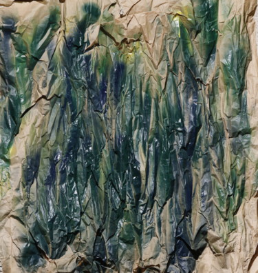 Peinture intitulée "LE CHANT des ROCAIL…" par Jeannette Allary, Œuvre d'art originale, Encre