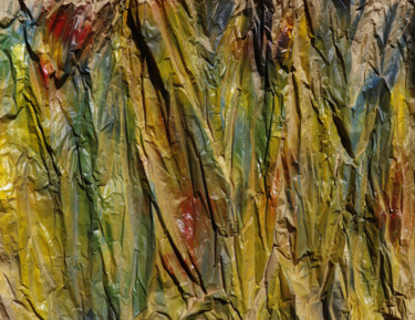 Peinture intitulée "HOMMAGE  ( 5 )" par Jeannette Allary, Œuvre d'art originale, Encre Monté sur Autre panneau rigide