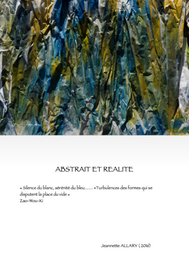 Arte digitale intitolato "POETIC CARD N° 19" da Jeannette Allary, Opera d'arte originale, Fotomontaggio