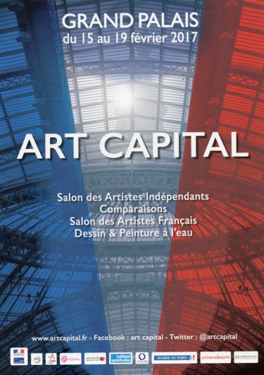 Fotografie getiteld "AFFICHE SALON ART E…" door Jeannette Allary, Origineel Kunstwerk