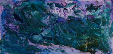Pittura intitolato "ABSTRAIT N° 9" da Jeannette Allary, Opera d'arte originale, Olio