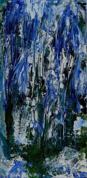 Pittura intitolato "LA SOURCE" da Jeannette Allary, Opera d'arte originale, Olio