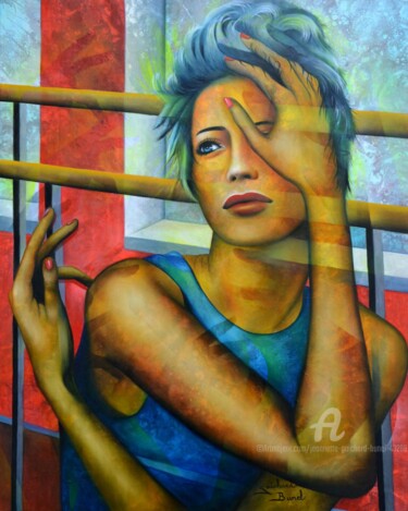 Peinture intitulée "Danse,danse,danse" par Jeannette Guichard-Bunel, Œuvre d'art originale, Huile Monté sur Châssis en bois
