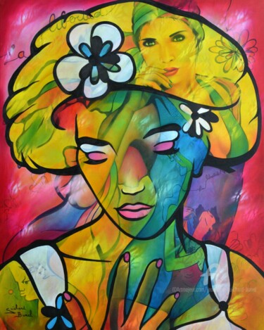 Картина под названием "la libertad" - Jeannette Guichard-Bunel, Подлинное произведение искусства, Масло
