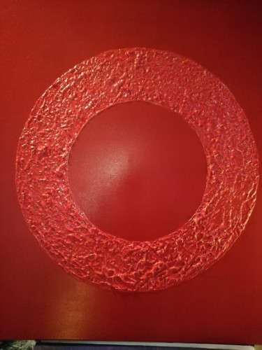 Peinture intitulée "Rouge" par Jm Peintures Morelle, Œuvre d'art originale, Laque