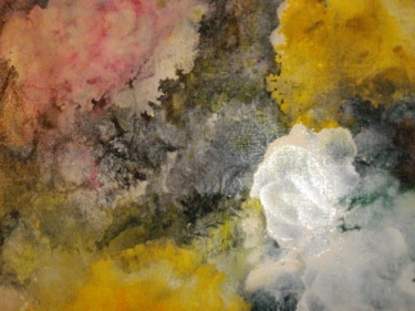 Peinture intitulée "floraison-printanie…" par Jeannine Morelle Peintures, Œuvre d'art originale, Huile