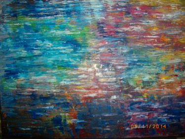 Painting titled "reflets.jpg" by Jeannine Morelle Peintures, Original Artwork
