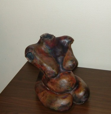 Sculpture intitulée "La Maternité" par Jeannine Guillaume, Œuvre d'art originale
