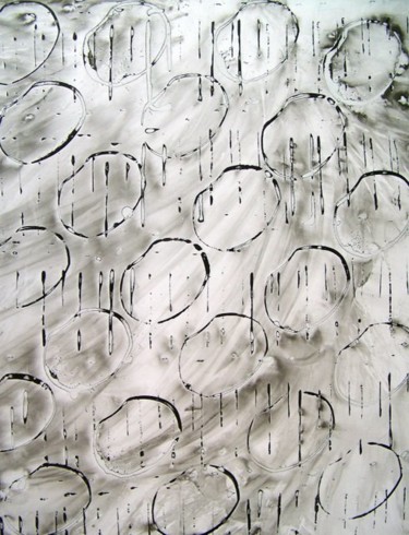 Peinture intitulée "Rain" par Jeanpaquet, Œuvre d'art originale, Huile