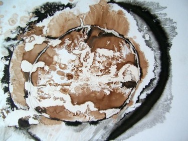 Peinture intitulée "L'oeuf en gestation" par Jeanpaquet, Œuvre d'art originale, Huile