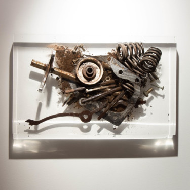 Sculpture titled "Drift n°2" by Jean-Paul Labelle, Original Artwork, Plastic