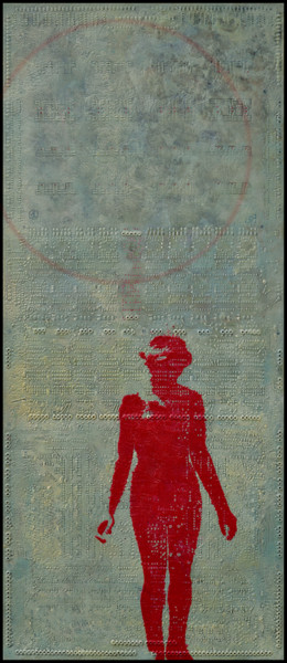 Peinture intitulée "lucy.jpg" par Jeanpaul Zak, Œuvre d'art originale, Encaustique
