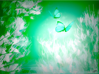 Arts numériques intitulée "Nature Zen.jpg" par Jean-Pierre Gueret, Œuvre d'art originale, Photo montage