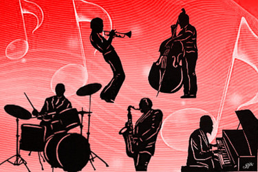Arte digital titulada "Jazz" por Jean-Pierre Gueret, Obra de arte original, Foto-montaje