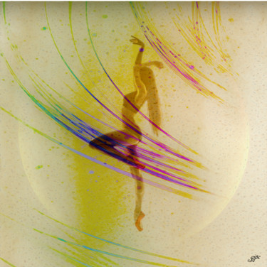 Arts numériques intitulée "Danseuse 1.jpg" par Jean-Pierre Gueret, Œuvre d'art originale, Photo montage