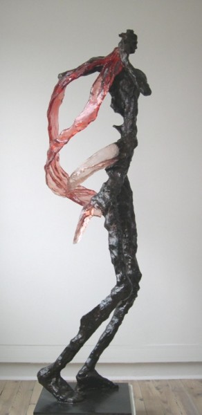 Sculpture intitulée "le glaneur de vent" par Jean-Pierre Bunel, Œuvre d'art originale, Autre